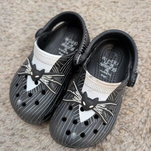CROCS Kids Black and White Sandals